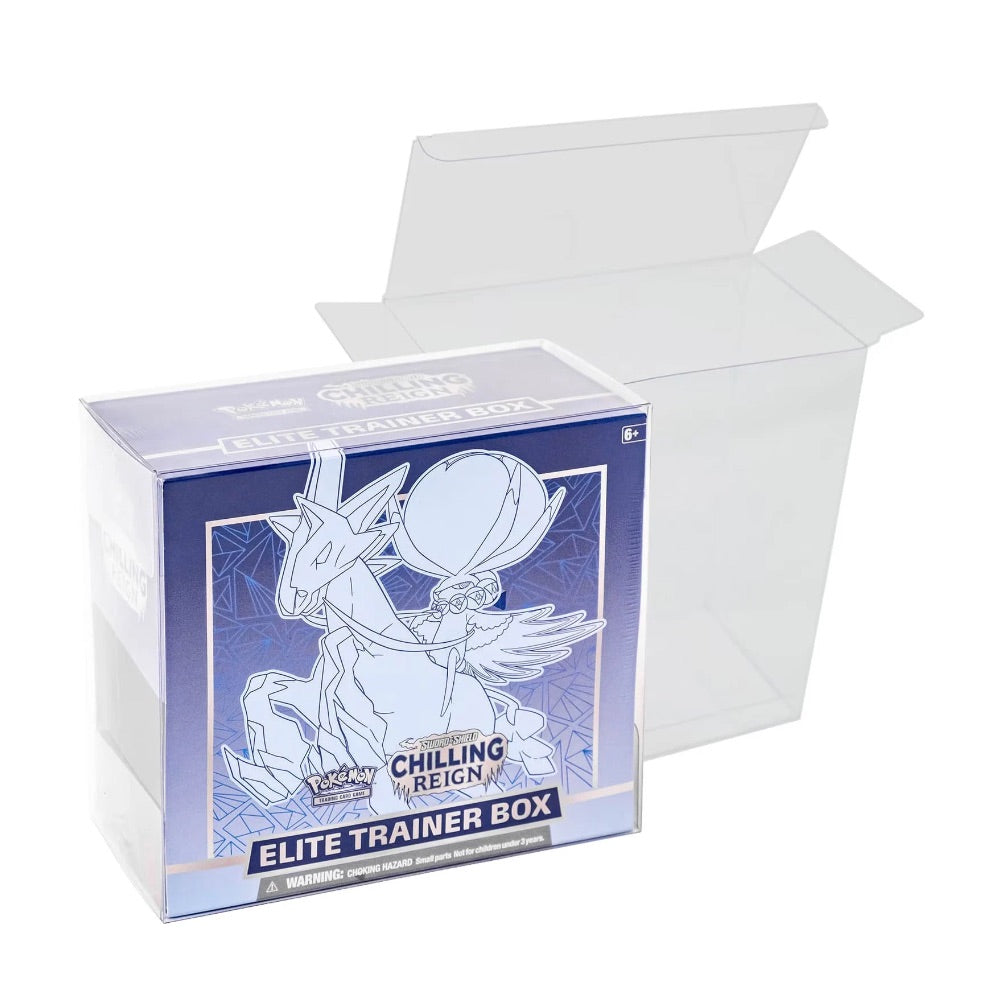 Clear Protective Case for Elite Trainer Box - Anti-Dust, Acid-Free Archival Case