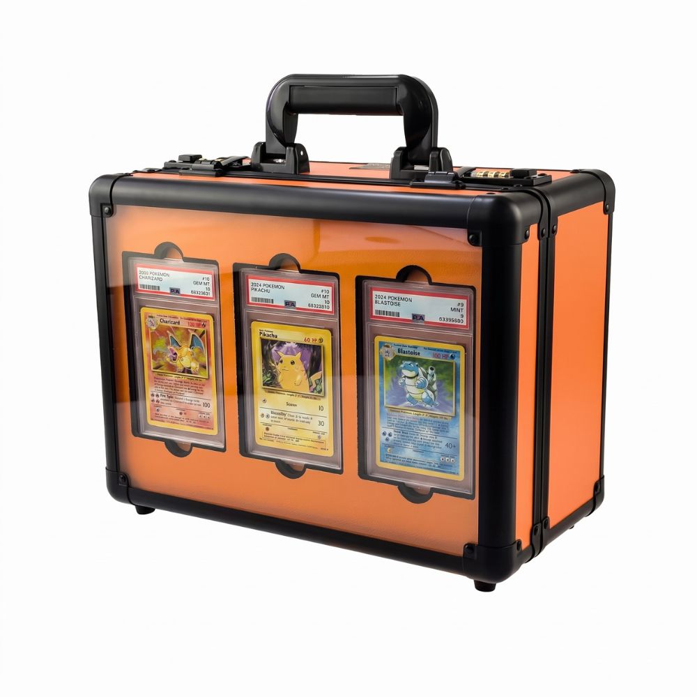 Graded Card Carrying Case with Display Window | PSA Slab Storage Box
