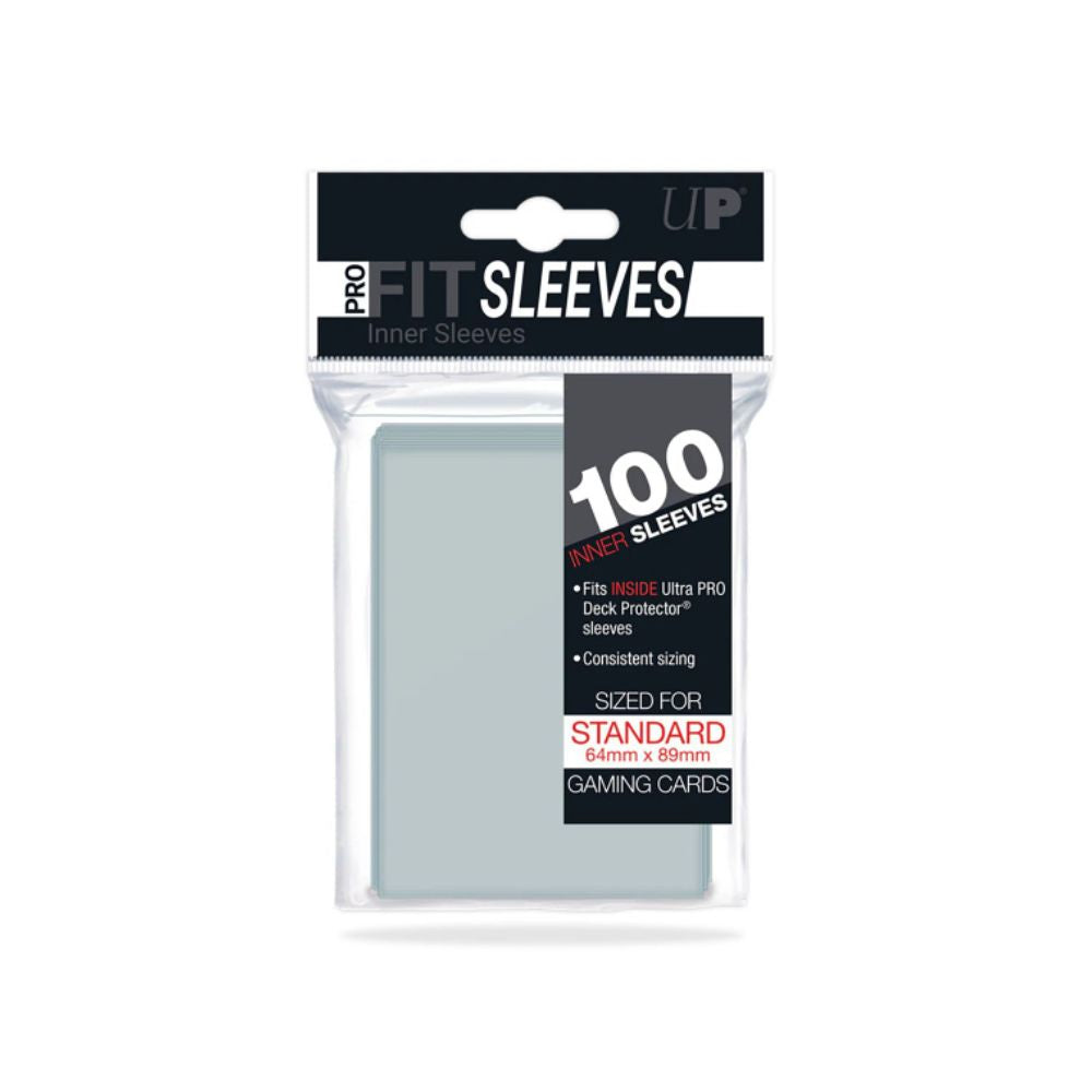 Ultra Pro - Standard Sleeves - Pro-Fit Card Clear (100 Sleeves)